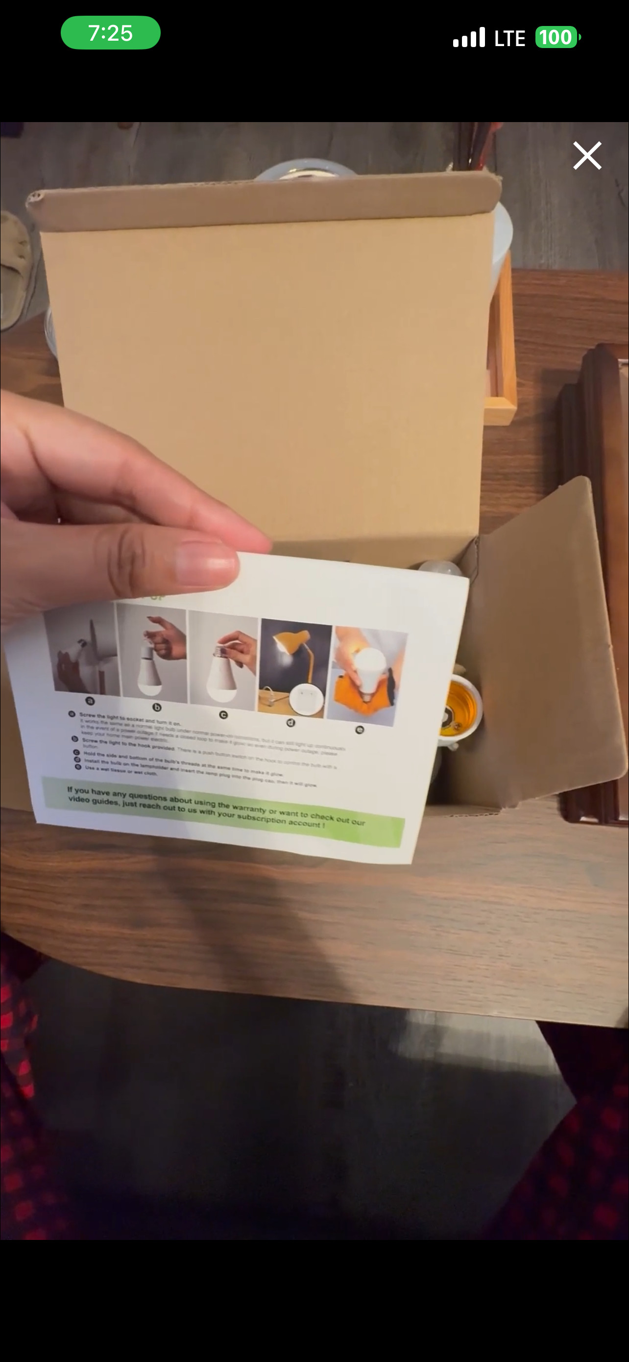 LED Rechargeable Detachable Emergency Bulb Light