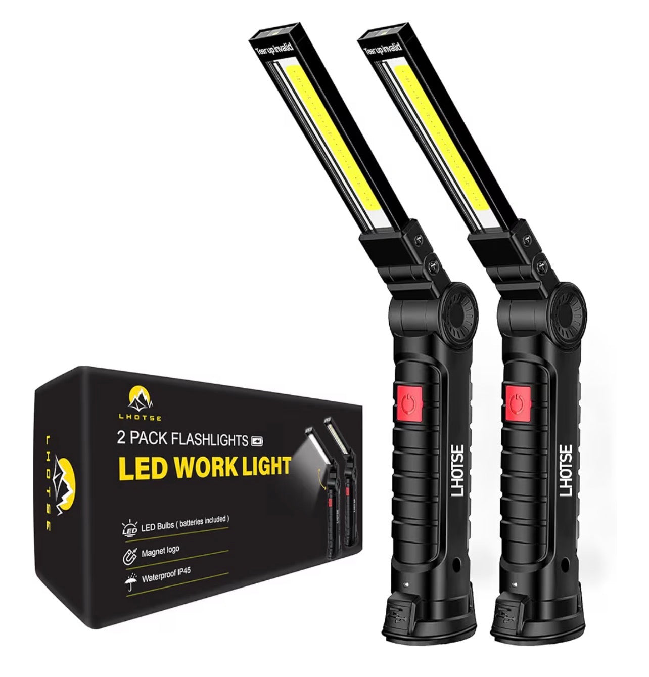 Car Safety Pack - Dash Cam + Work Light Bundle