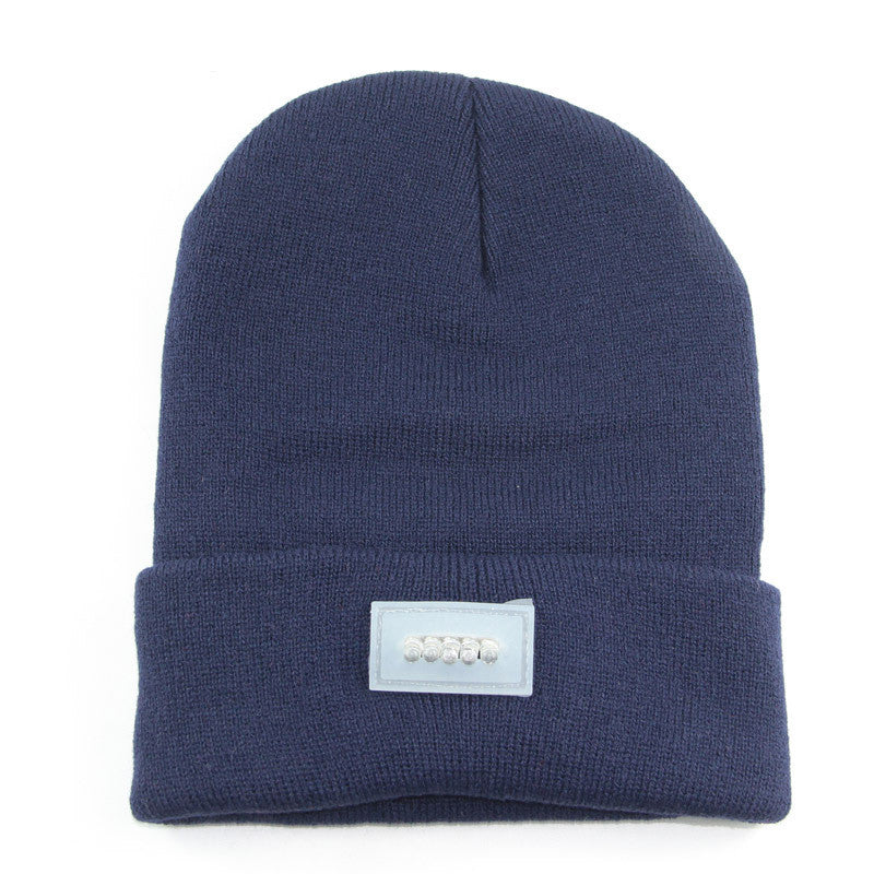 GlowGear™ LED Beanie - Hands-Free Headlamp for Outdoor Activities