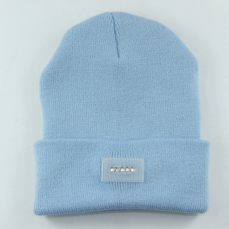 GlowGear™ LED Beanie - Hands-Free Headlamp for Outdoor Activities