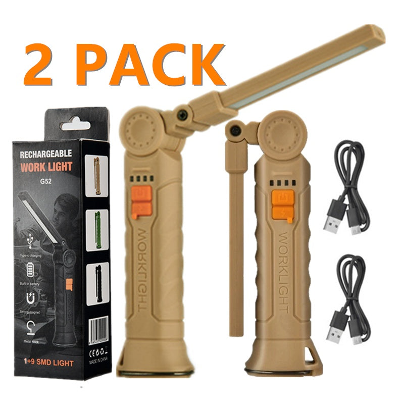 WorkBeam™ Rechargeable LED Work Light - Magnetic Portable Flashlight