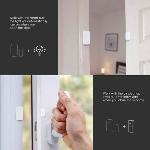 AlertGuard™ Door & Window Sensor Alarm - Wireless Security Alert System (4-Pack)