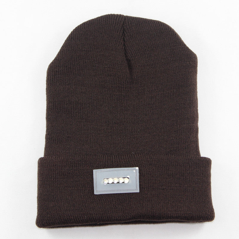 GlowGear™ LED Beanie - Hands-Free Headlamp for Outdoor Activities