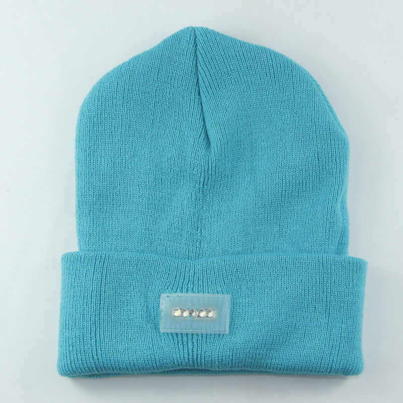 GlowGear™ LED Beanie - Hands-Free Headlamp for Outdoor Activities