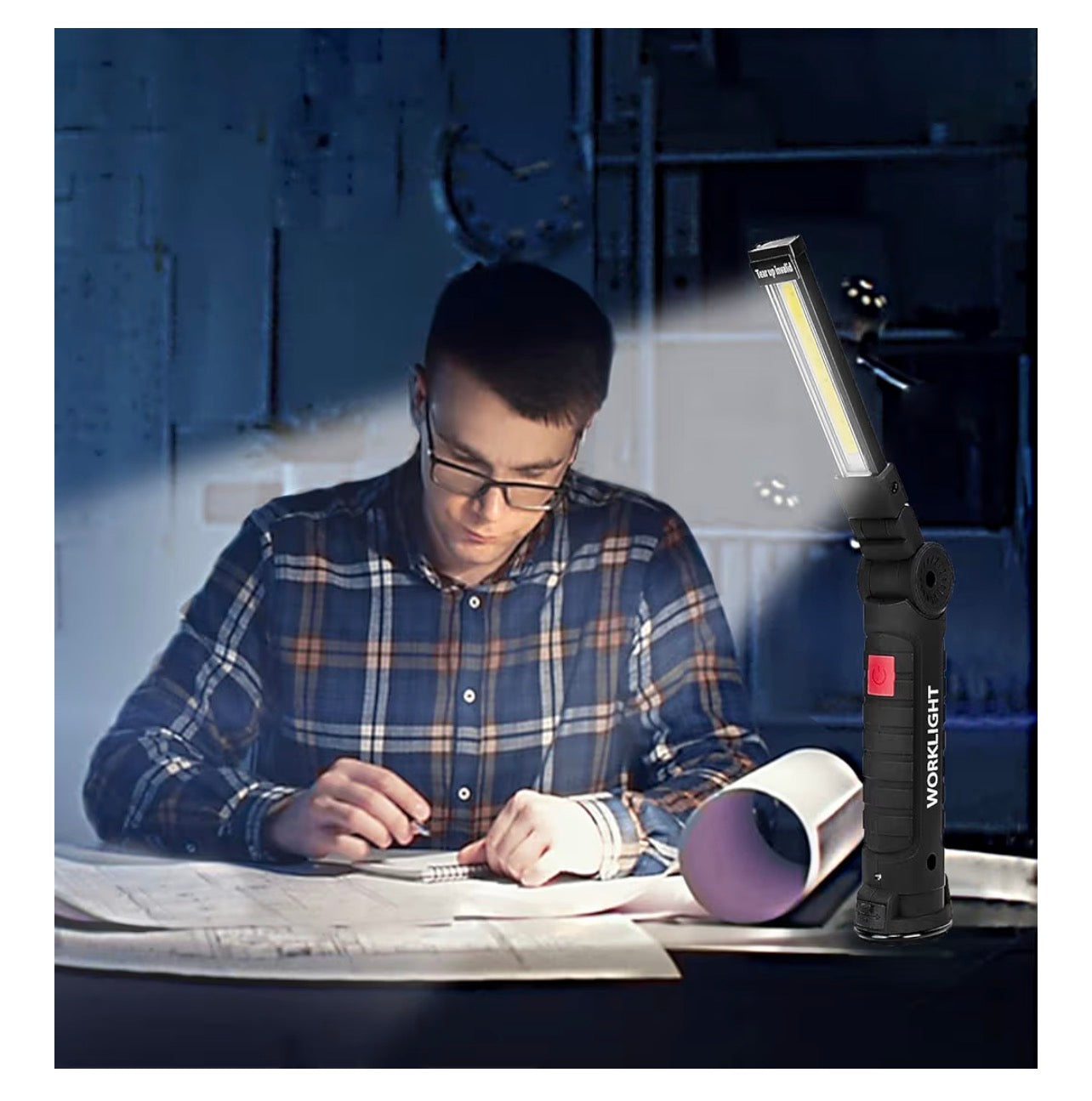 Car Safety Pack - Dash Cam + Work Light Bundle