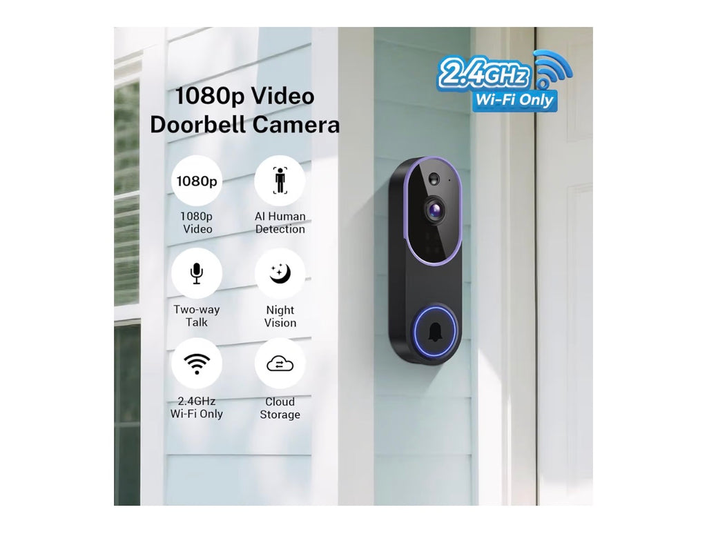 Home Security Starter Kit - Camera + Window Sensors Bundle