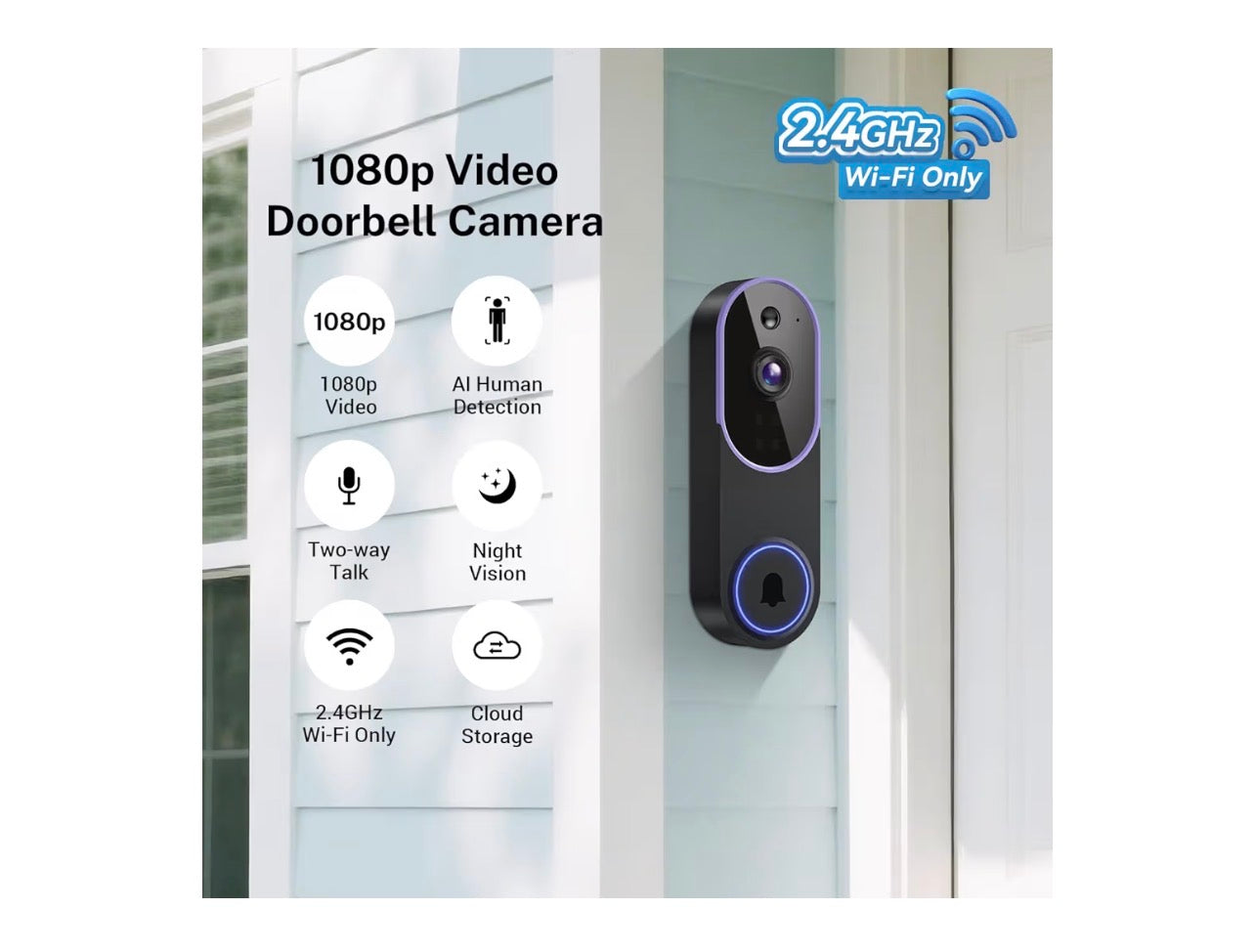 SmartDoor Video Doorbell Camera