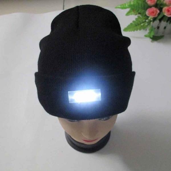 GlowGear™ LED Beanie - Hands-Free Headlamp for Outdoor Activities