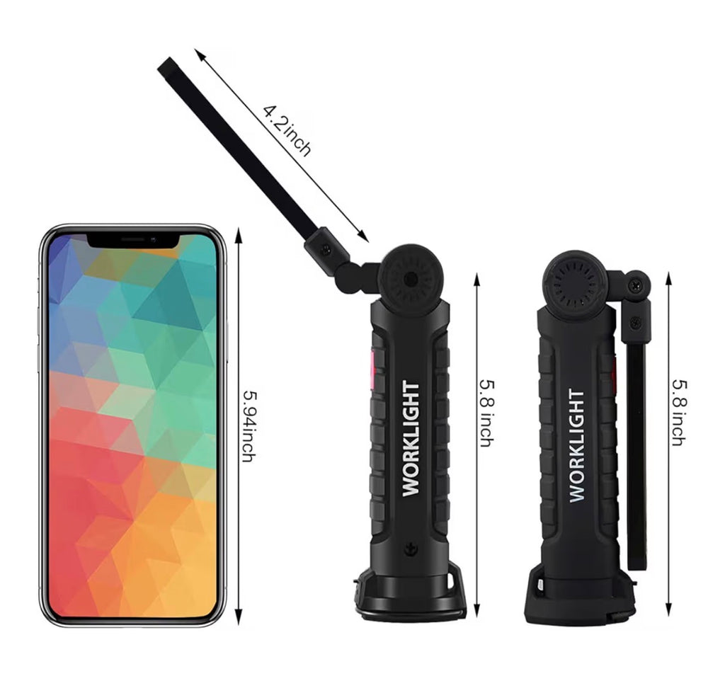 Car Safety Pack - Dash Cam + Work Light Bundle