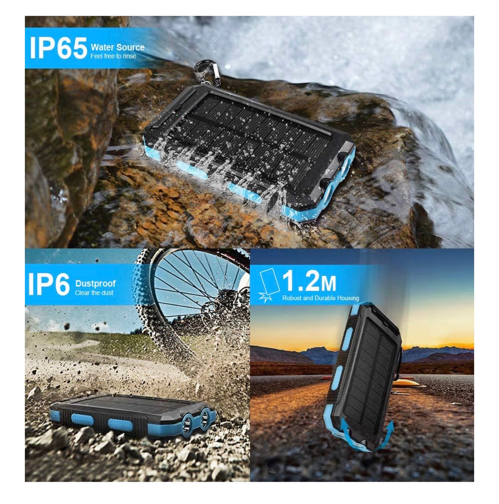 SolarCharge 30,000mAh Power Bank