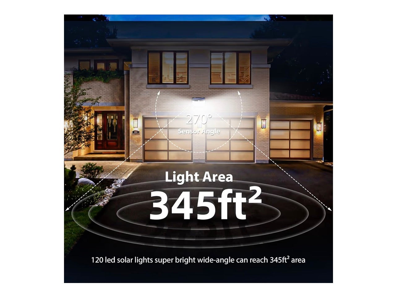 SolarGuard Motion Sensor Wall Light