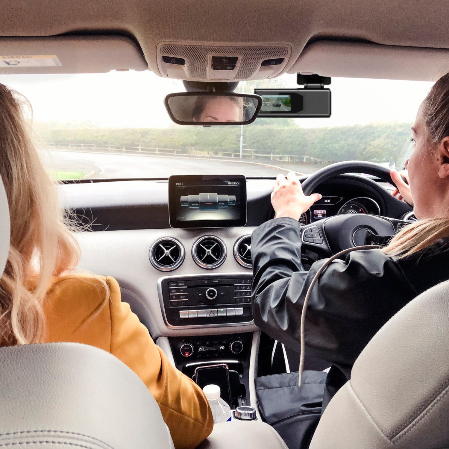 Car Safety Pack - Dash Cam + Work Light Bundle