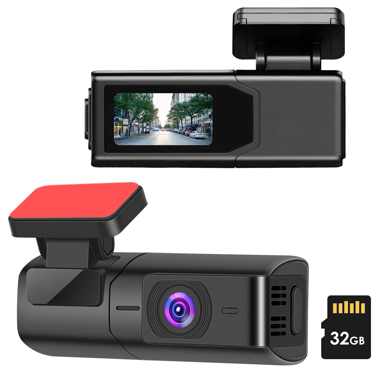 ProDrive™ 2K Dash Cam - Front & Rear Recording with Night Vision