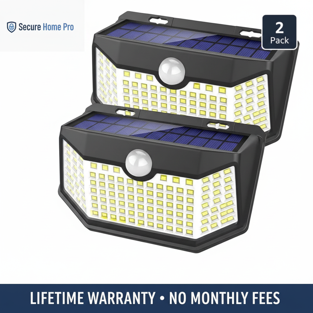 SolarGuard Motion Sensor Wall Light